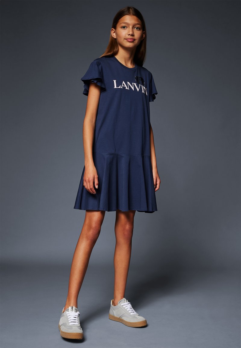 LANVIN DRESS - Jersey dress - navy/dark blue - Zalando LANVIN DRESS - Jersey dress - navy/dark blue - Zalando