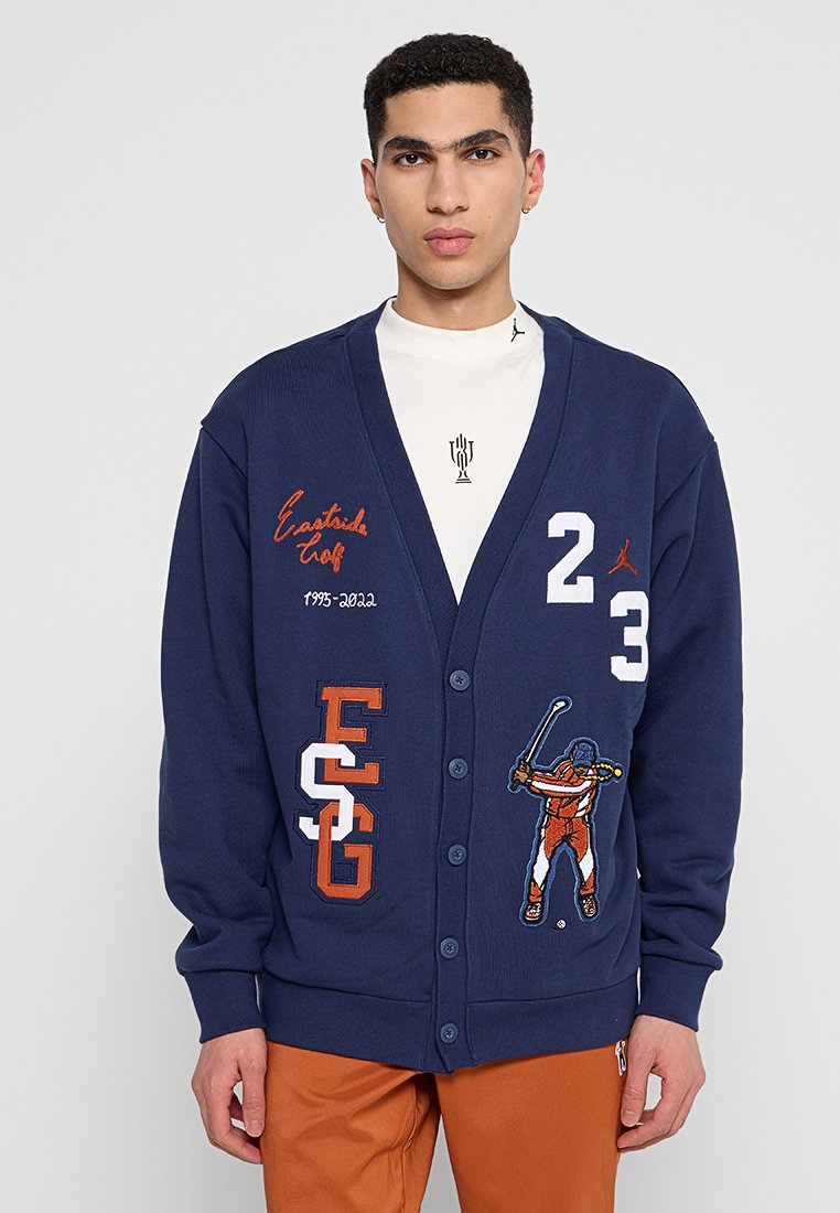 Jordan Sweater met rits donkerblauw Jordan Sweater met rits donkerblauw