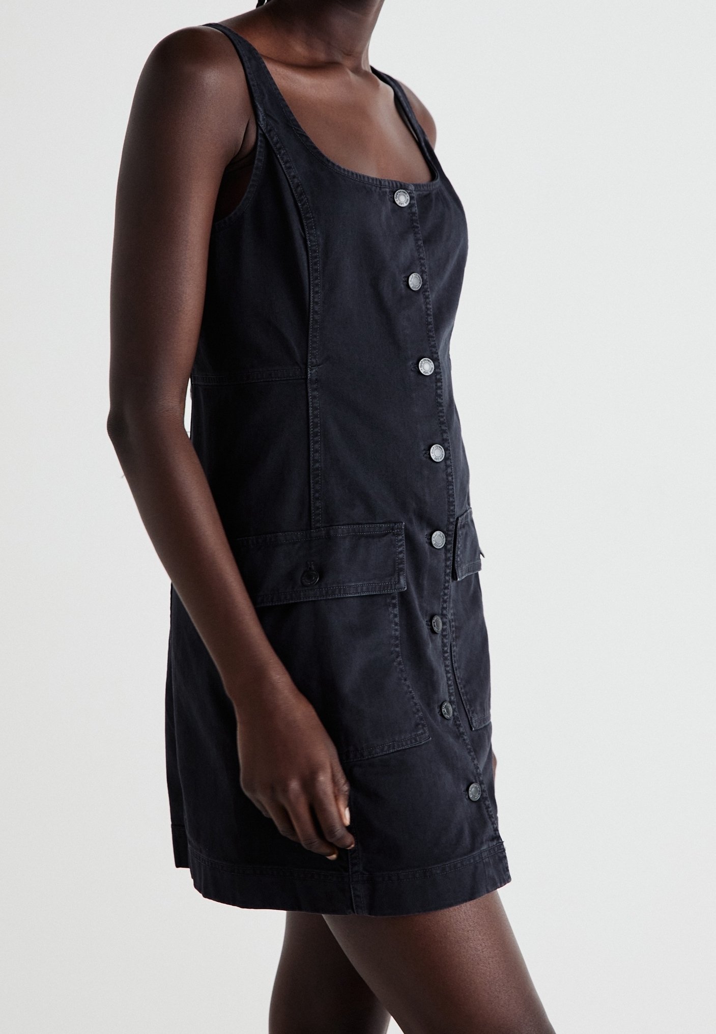 GAP Denim dress - black - (Pre-owned) - Zalando.ie GAP Denim dress - black - (Pre-owned) - Zalando.ie