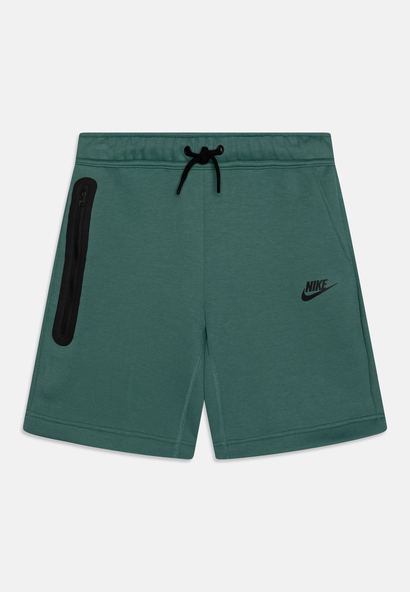 Nike Sportswear TECH FLEECE - Šorti - bicoastal/black