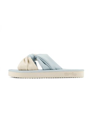 FAUNA CHESS - Pantolette flach - lt denim