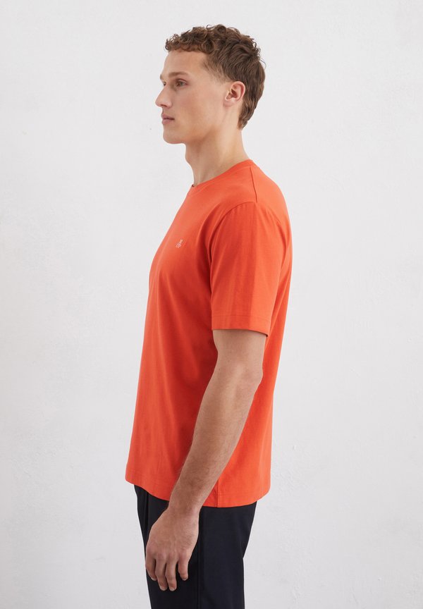 SHORT SLEEVE LOGO CREWNECK - Basic T-shirt - sweet pepper4