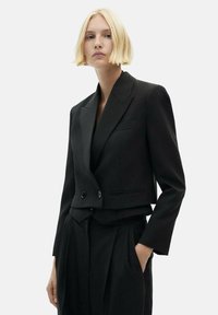 Mango SMOCK - Blazer - black