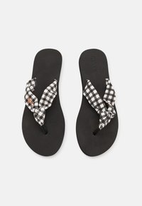 PAIA V - Sandalias de dedo - black/white