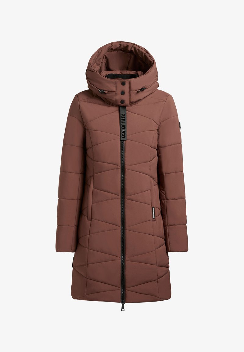 khujo FIT - Vinterkappa /-rock - rotbraun