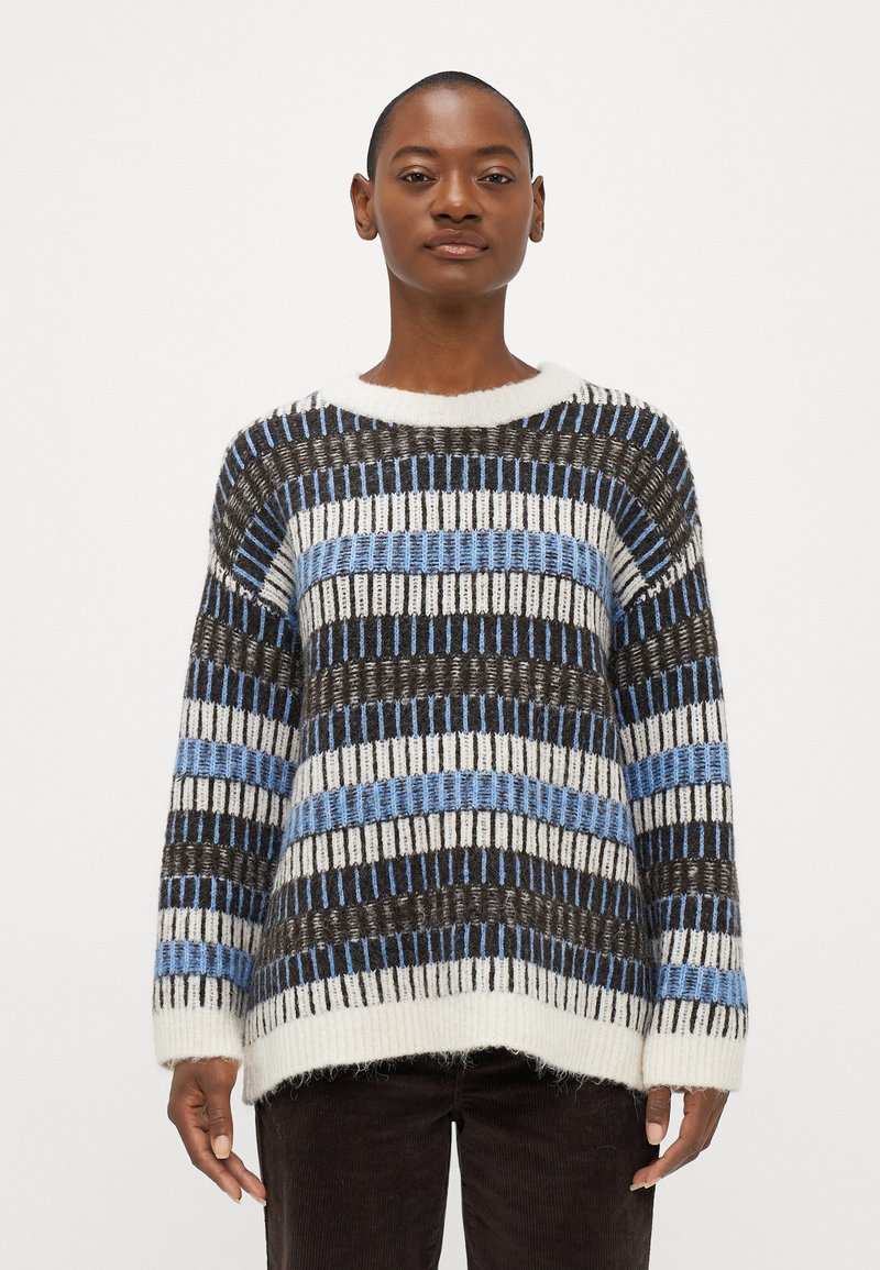 Vero Moda Petite VMTIFFANY O NECK - Camisola - birch/chocolate torte/allure