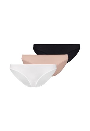 Hanro, HANRO 3 PACK - Slip - schwarz   weiß   beige