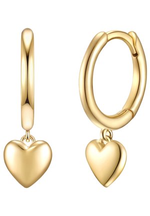 HERZ - Ohrringe - gelbgoldfarben