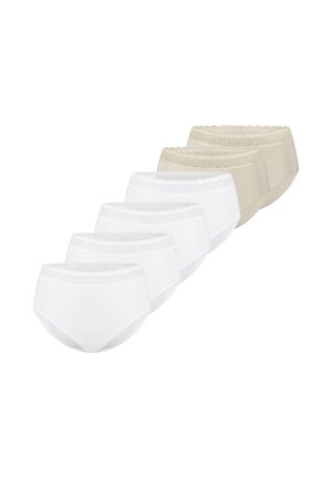 6 PACK - Slip - weiß/creme