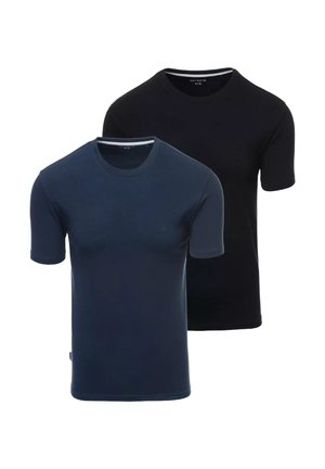 PACK OF 2 - T-shirt basique - navy blue and black