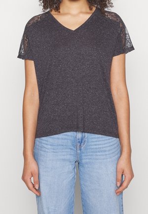 T-shirt print - dark blue