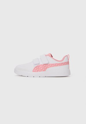 COURTFLEX V3 DOTTY UNISEX - Trail tekaški čevlji - white/pinkscape/silver/coloured mist