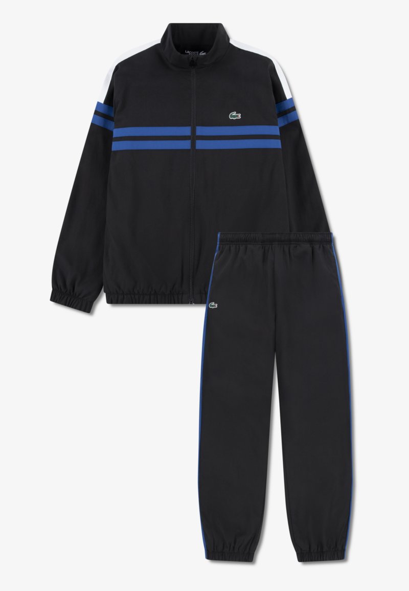 Lacoste FRONT STRIPE TRACK - Survêtement - noir