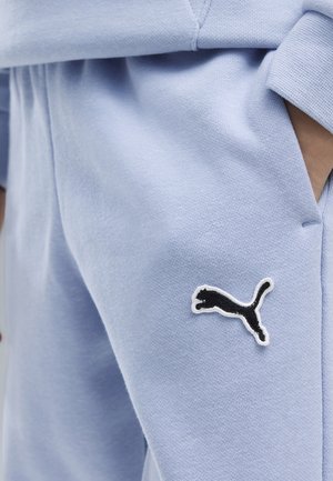 Puma, PUMA CAT FLEECE-STRICKHOSE UNISEX - Jogginghose - chambray blue