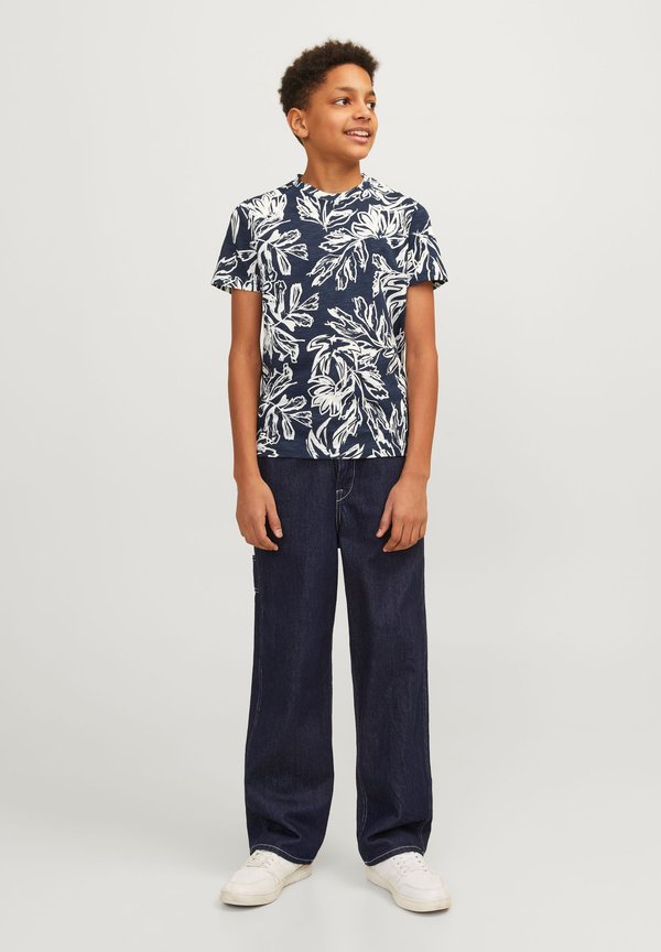 JORLAFAYETTE CREW NECK - T-Shirt print - sky captain