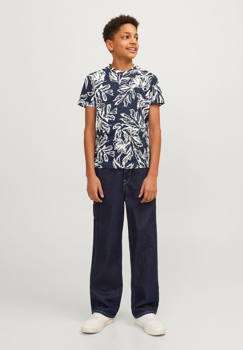 Jack & Jones Junior - JORLAFAYETTE CREW NECK - Camiseta estampada - sky captain, Ampliar