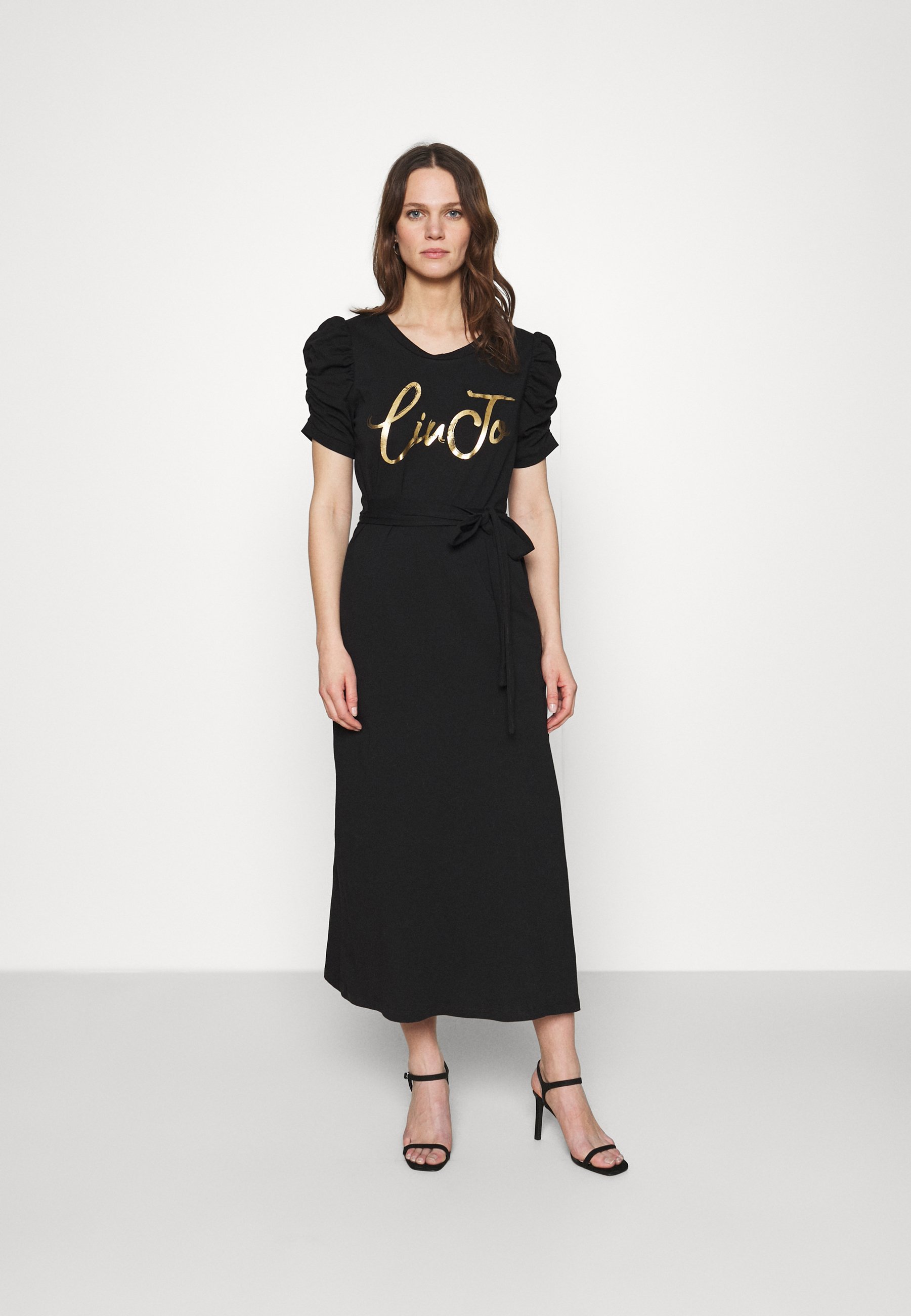 Liu Jo Jeans Abito Unita Jersey Dress Nero Black Zalando Co Uk 