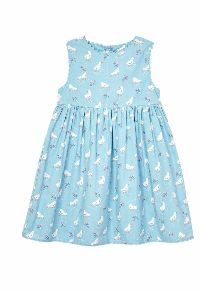 JoJo Maman Bébé FLORAL SUMMER - REGULAR FIT - Denní šaty - blue duck