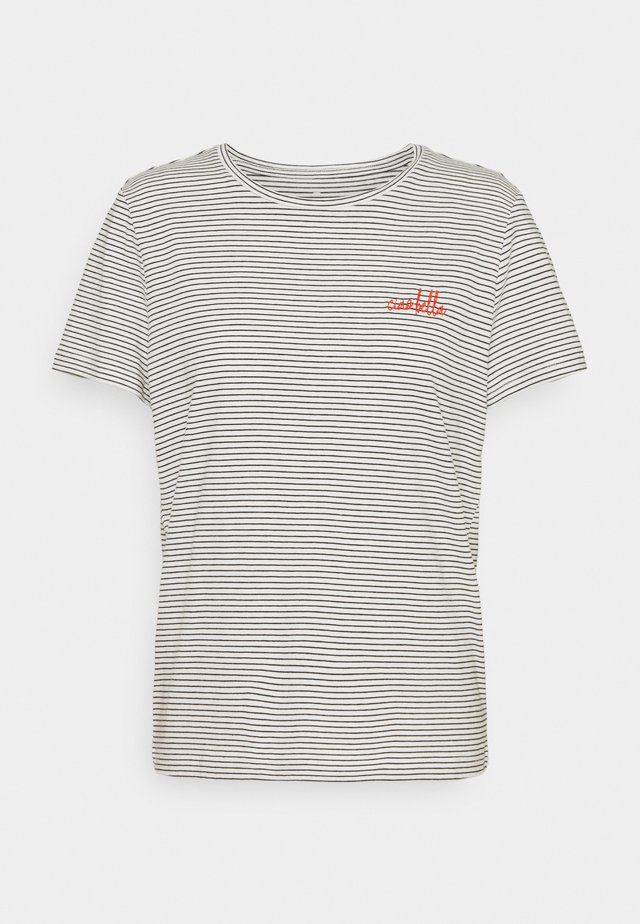 STRIPED - T-Shirt print - offwhite