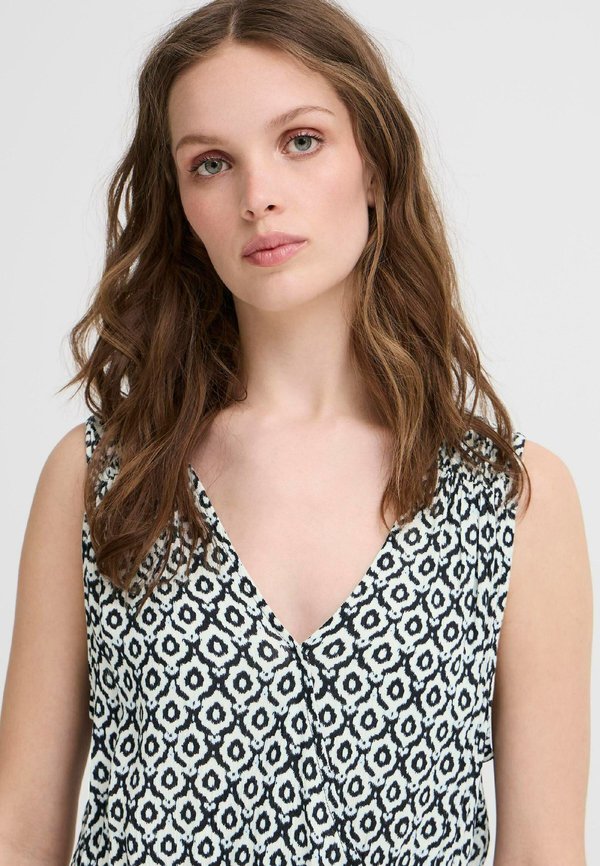 IHMARRAKECH - Day dress - total eclipse ikat tile aop2