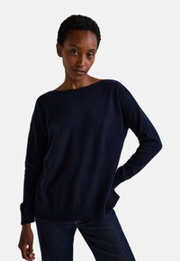 Monoprix COL BATEAU CONTENANT  - Pullover - marine