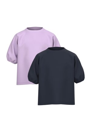 2-ER PACK NKFVIVALDI - Basic T-shirt - blau rosa