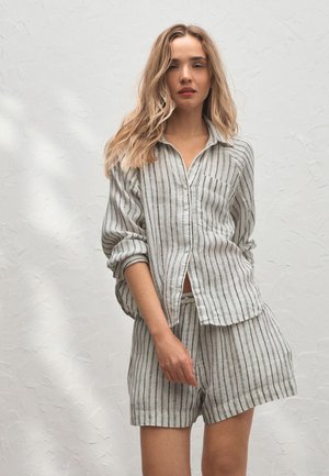 Next, Skjortebluser - brown cream stripe
