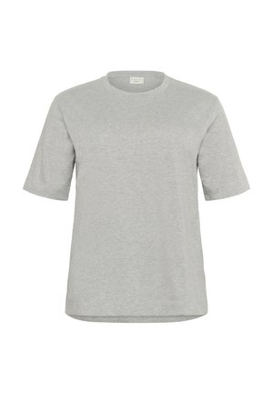 Kaffe Curve MINA - T-shirt basique - grey melange