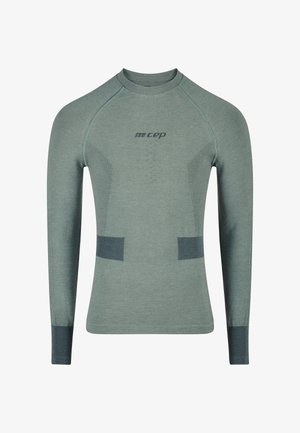 CEP Merino Base Layer Longsleeve Skiing - Unterhemd/-shirt - bluegrey grey