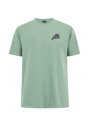 Iriedaily, COOKIE EMB NIGHTFOREST - Print T-shirt - mint haze