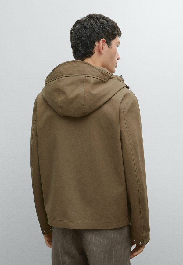 HOODED - Summer jacket - sand4