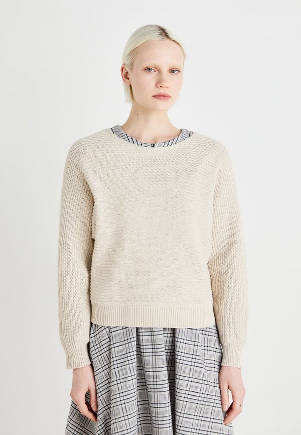 BOATNECK BATWING - Jumper - oatmeal melange