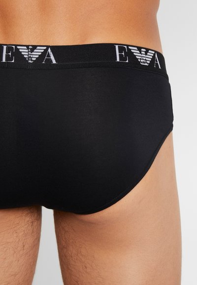 Emporio Armani STRETCH 3PACK - Slip - black