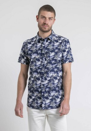 Ritchie Jeans MANCHES COURTES MOTIFS DURUDOLF - Chemise - bleu marine