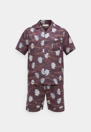 MENS CUBAN SET - Pidžaamad - brown/blue