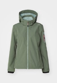 ZIP HOOD - Softshelljacke - salvia