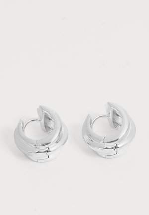 Otiumberg, SMALL WAVE HOOPS - Boucles d'oreilles - silver-coloured