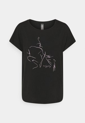 Printtipaita - black