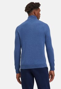 FALKE LUXURY CLASSIC HALFZIP - Strickpullover - bluestone