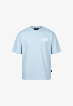 CRYSTAL PARIS, CRYSTAL PARIS OVERSIZED T-SHIRT MOVE - Print T-shirt - ice water