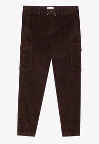 CORDUROY CARGO - Cargo trousers - brown