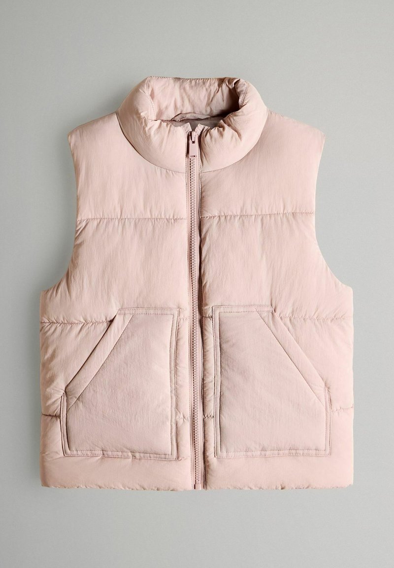 Gilet da donna senza maniche con zip Piumino con colletto