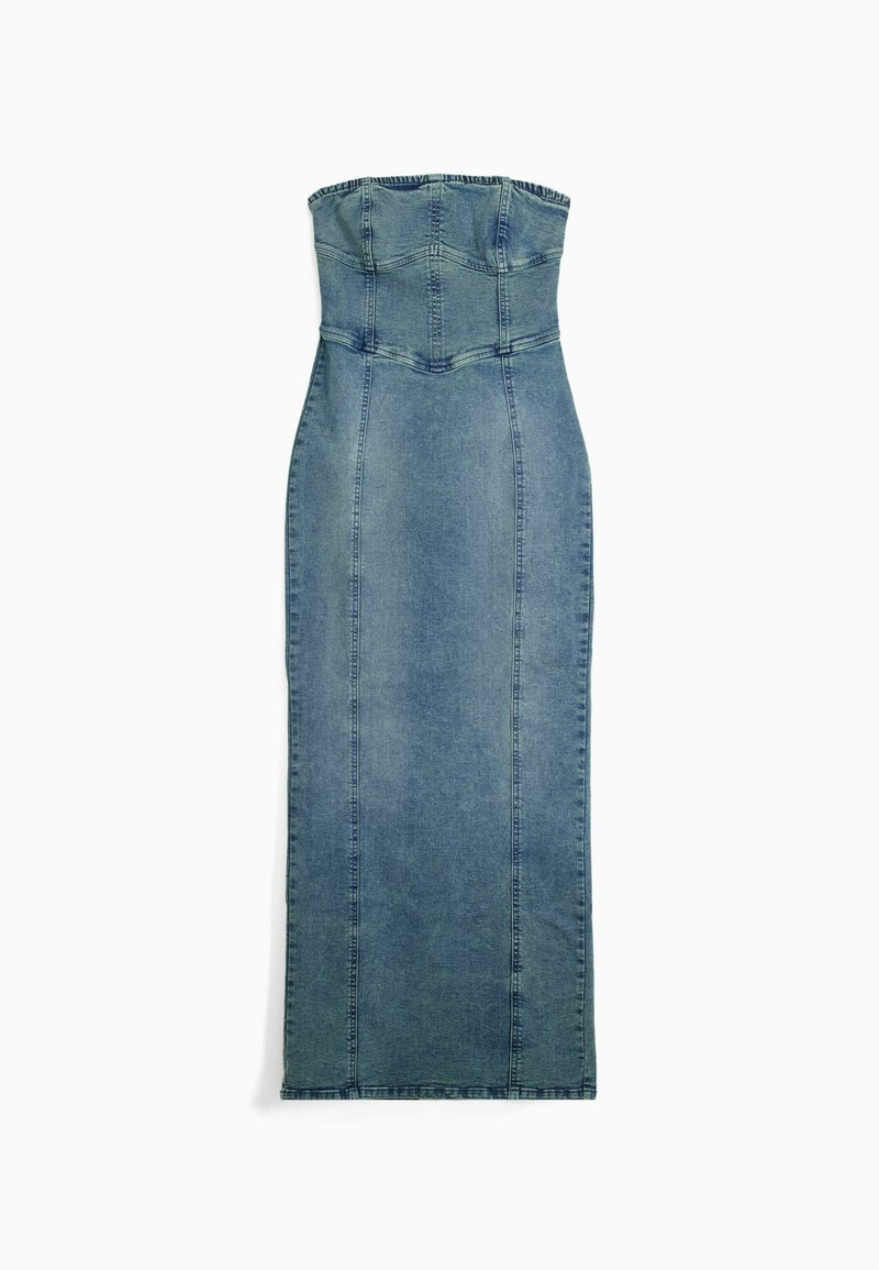 Bershka Jeansjurken lichtblauw