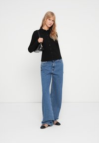 GAP BUTTON THROUGH  - Langarmshirt - black