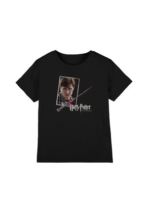 Warner Brothers, HARRY POTTER HARRYS WAND PORTRAIT UNISEX - Print T-shirt - black