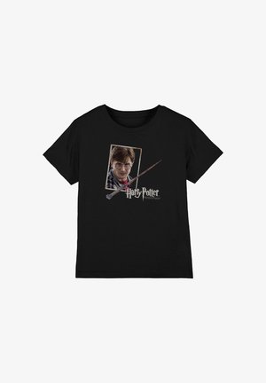 Warner Brothers, HARRY POTTER HARRYS WAND PORTRAIT UNISEX - Print T-shirt - black