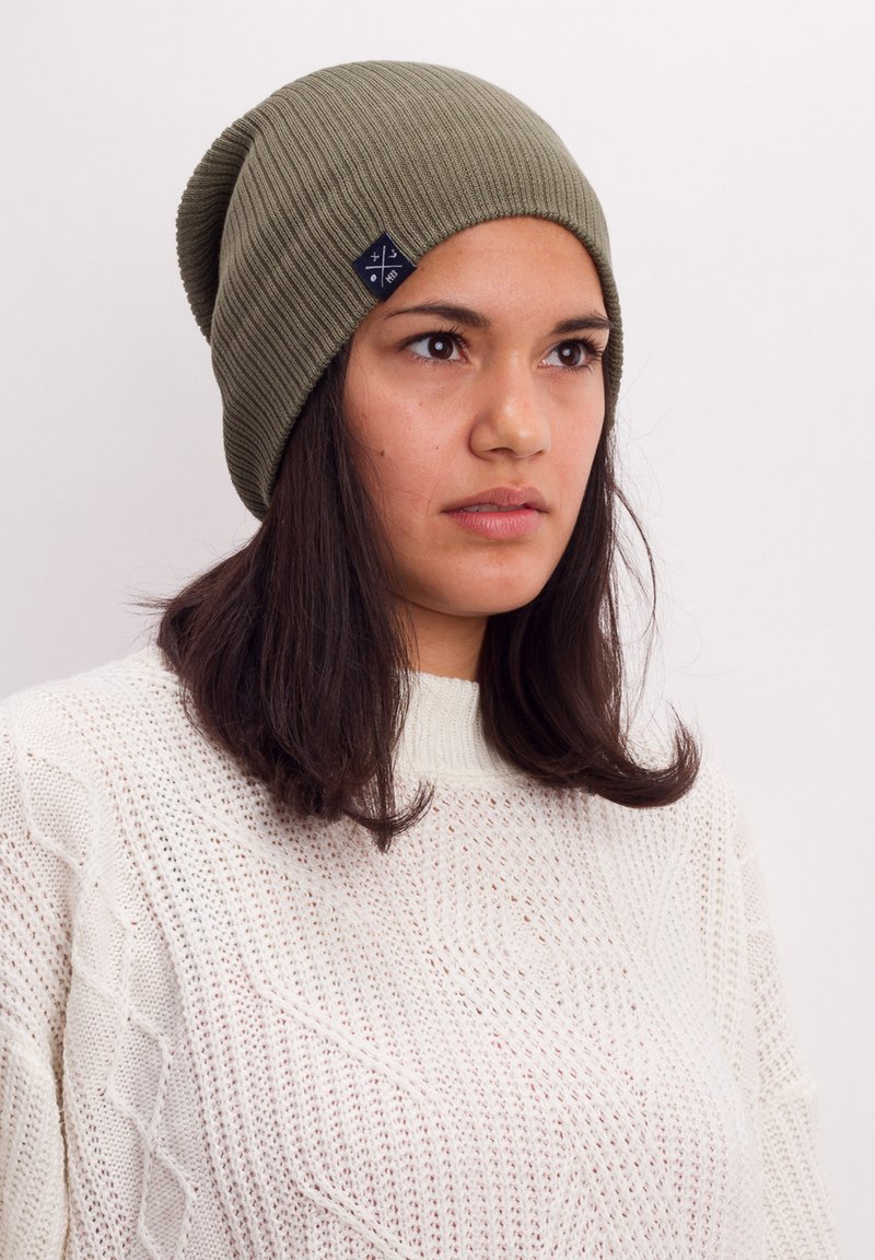 Manufaktur13 2IN1 DOUBLE SIDED - Beanie - olive/khaki