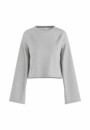 HYPEDROP, SWEATSHIRT HDOCELLE WIDE SLEEVE - Φούτερ - light grey melange