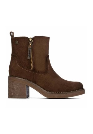 Refresh, BOTIN DE MUJER CON TACÓN - Botines con plataforma - taupe