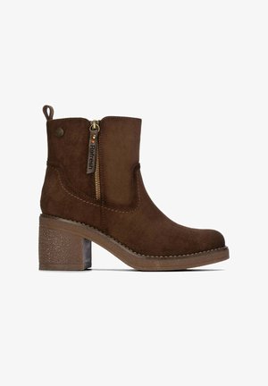 Refresh, BOTIN DE MUJER CON TACÓN - Botines con plataforma - taupe